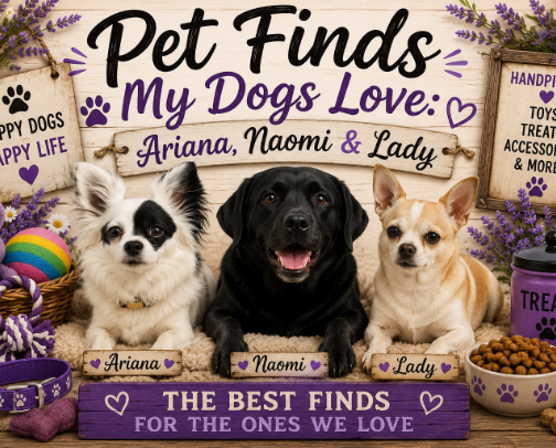 Pet Finds My Dogs Love cover photo collage
