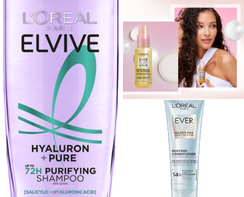 Hair care cover photo collage