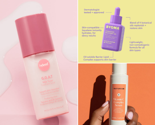 Dry Skin Care Routine cover photo collage
