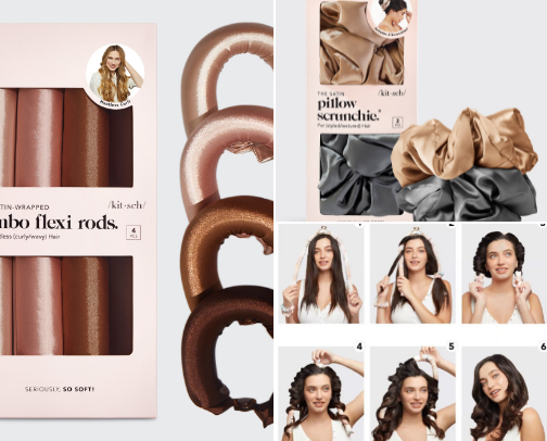 Hearless Curls cover photo collage