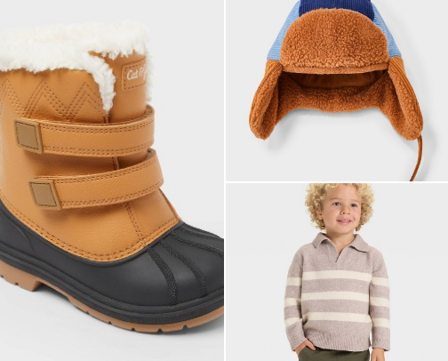 Two Year Old Boy - Christmas cover photo collage