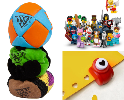 Toys and entertainment for toddlers and children cover photo collage
