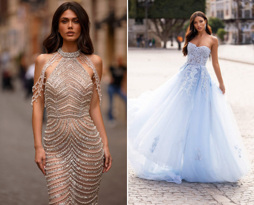 Non-White Wedding Dresses You’ll Fall in Love With cover photo collage