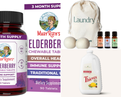 Things I use in our nontoxic home cover photo collage