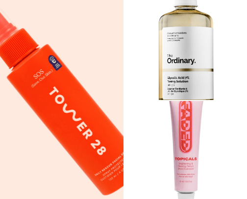 the best skincare cover photo collage
