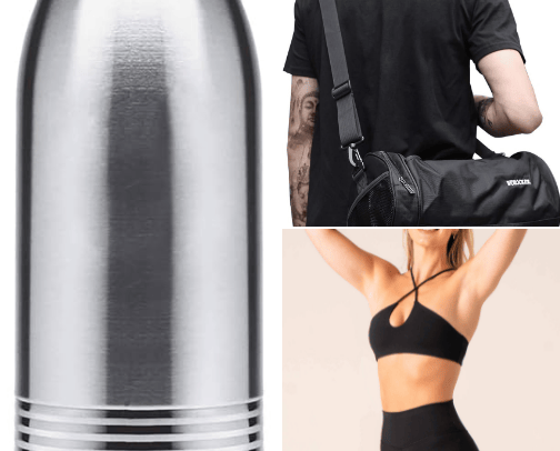 Gym Must Haves for starting your fitness journey. cover photo collage
