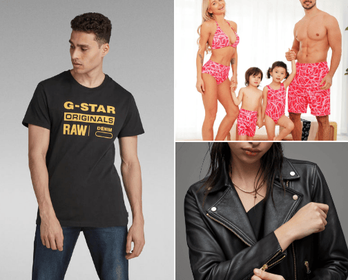 Let's wear something new cover photo collage