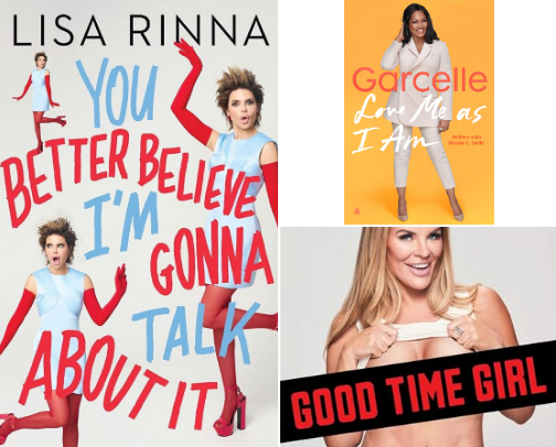 Books by Bravo TV Reality Stars cover photo collage