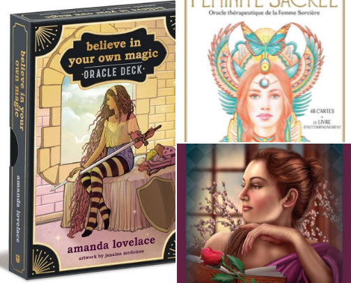 Oracle & Tarot Cards I Love cover photo collage