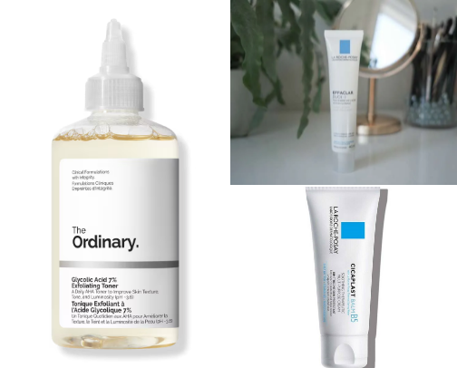 Skincare cover photo collage