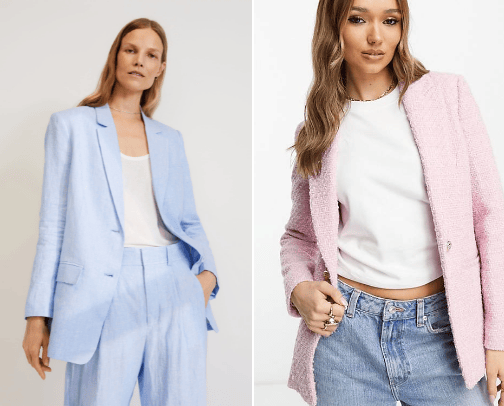 Blazer's for spring - must have cover photo collage