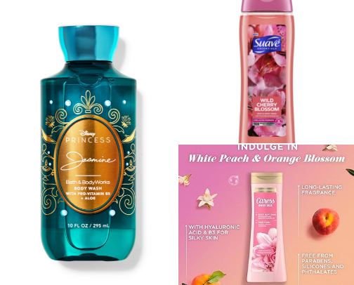 Shower essentials🫂 cover photo collage