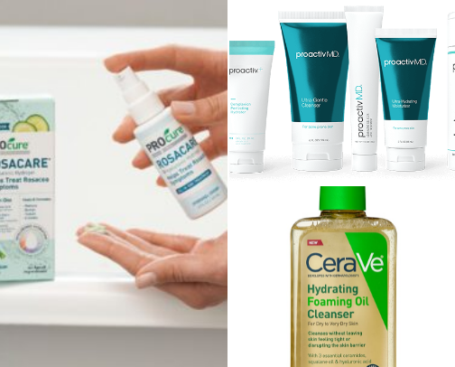 Budget-Friendly Skincare That Calms Rosacea cover photo collage