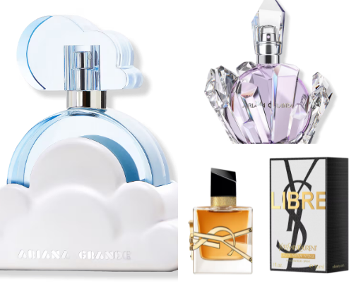 women parfume cover photo collage