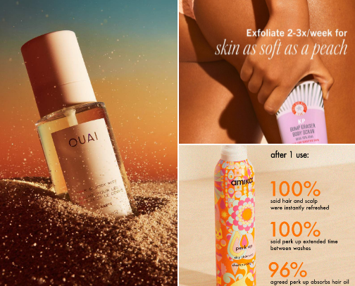 Summer beauty must-haves ☀️👙🏖️ cover photo collage