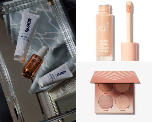 Glowy and Radiant Skin cover photo collage