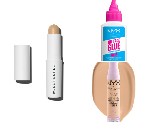 Cruelty free / acne prone makeup cover photo collage