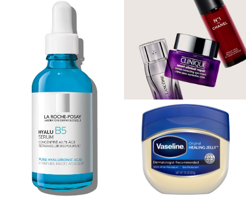 post-shower lineup for whole body cover photo collage