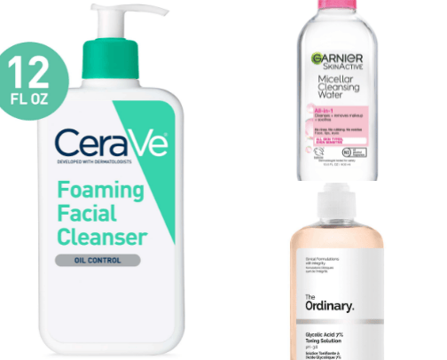 Skincare cover photo collage