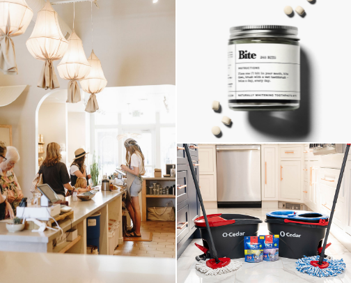 products for a healthy and happy home cover photo collage