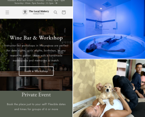 The gift of Experience’s WI Addition (but most you can find locally near you) cover photo collage