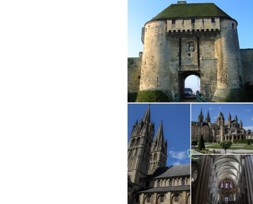Castles, Culture, Quiet Streets & Comfortable Stays Caen, France cover photo collage