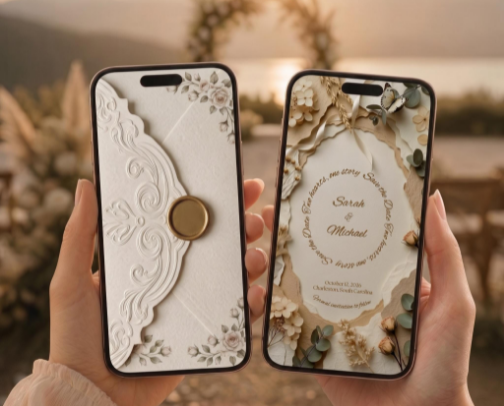 15 Top Affordable Etsy Picks Digital Wedding Invitation Collection cover photo collage