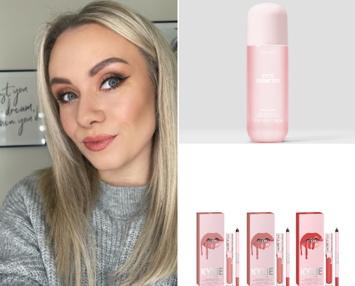 Beauty content creators cover photo collage