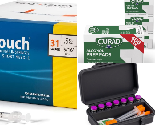 Injectable Peptides are my jam! 💉 cover photo collage