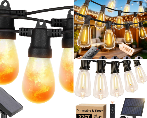 Backyard String Lights & Outdoor Party Essentials: Top Amazon Picks for Florida cover photo collage