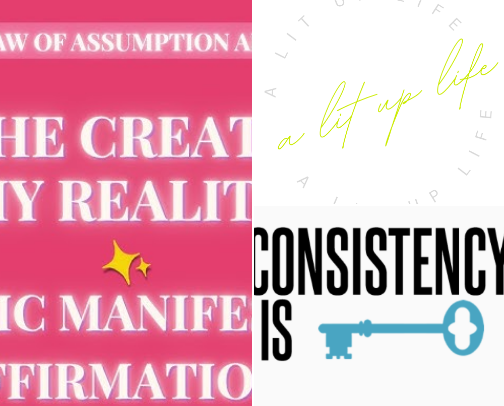 “20 Daily Affirmations for Abundance & Confidence (Printable PDF + Stickers)” cover photo collage