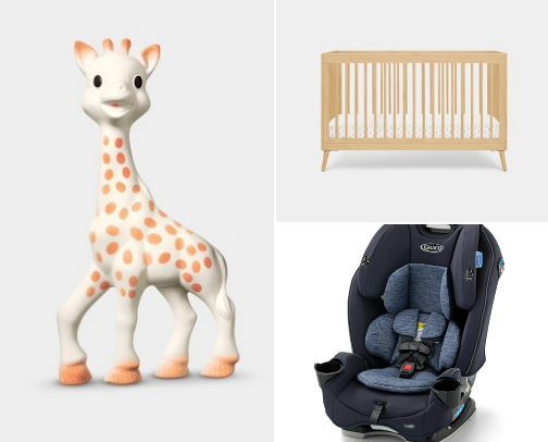 Baby registry must haves cover photo collage