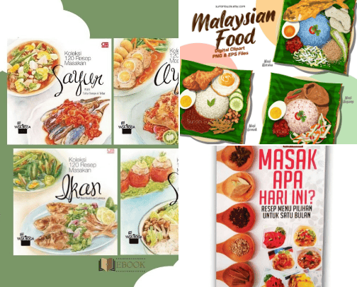 Daily cooking recipe inspiration cover photo collage