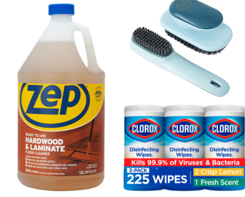 Cleaning Supplies cover photo collage