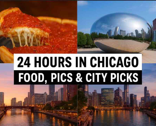 🌆Chicago: Do It All in a Day cover photo collage