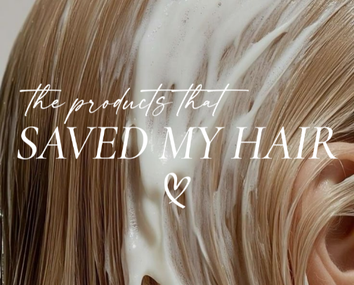 the products that actually saved my hair ✨ cover photo collage