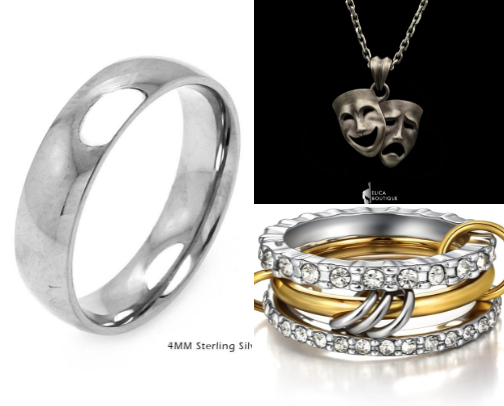 Los Ocultos // S925 / Blinking Mask Ring — cover photo collage