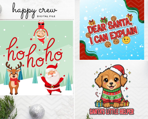Christmas Graphics-Digital cover photo collage