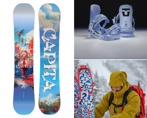 My Favorite Snowboarding Brands cover photo collage