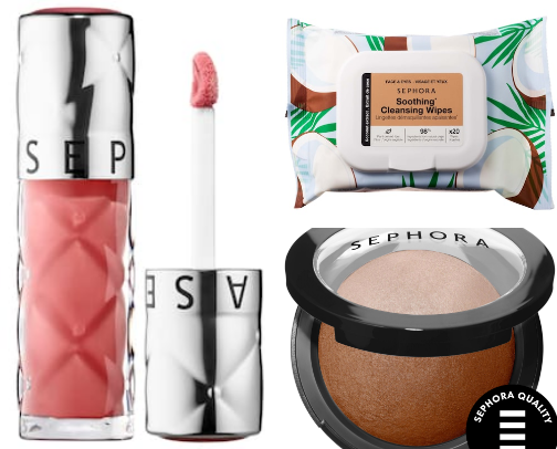 sephora collection grabs 💦💄🧴 cover photo collage