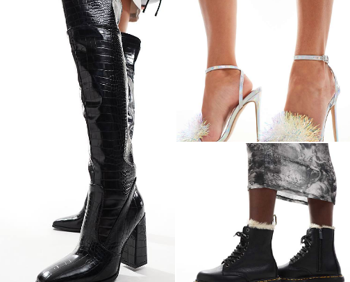 ASOS Shoes collection / ON SALE cover photo collage
