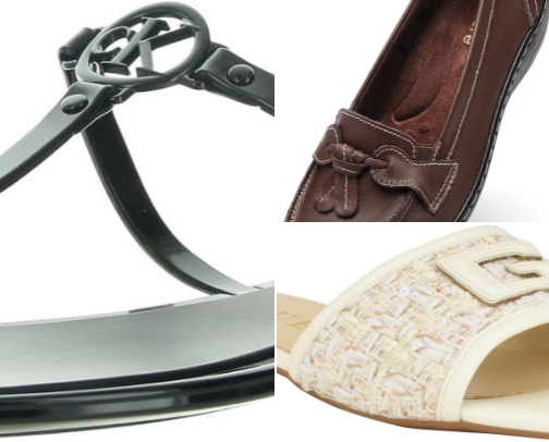 Sandals  and shoes cover photo collage