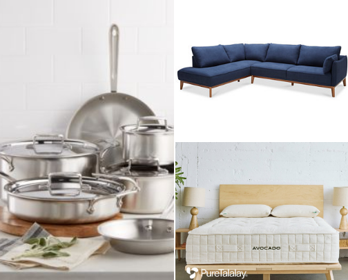 High quality home goods wish list cover photo collage