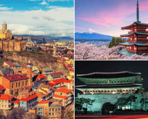 Countries I've visited cover photo collage