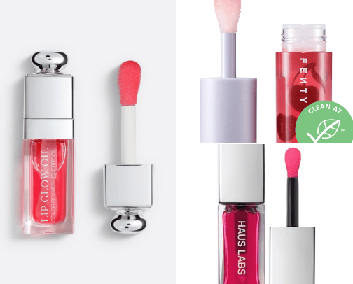 Lip oil 🥰 cover photo collage