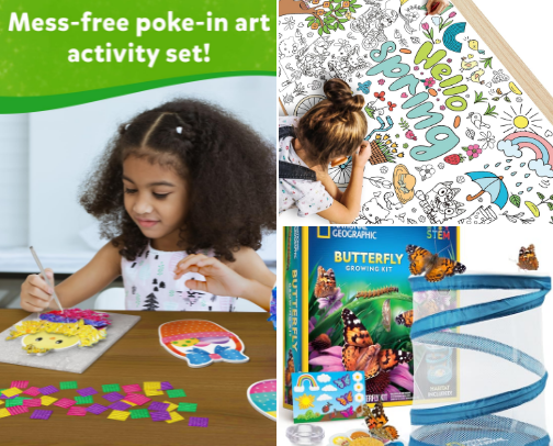 Fun Spring Activities for kids cover photo collage