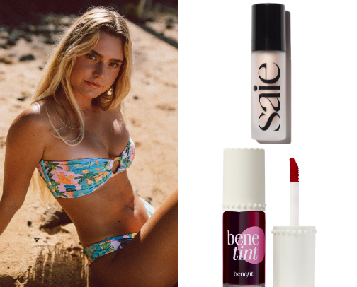 getting ready after a day at the beach cover photo collage