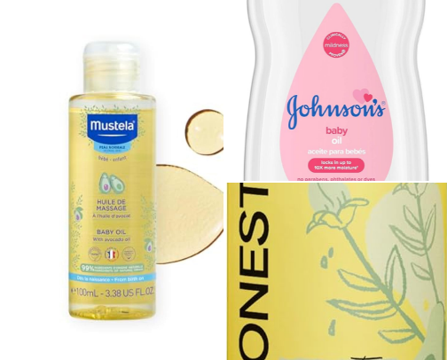 💧 Baby Oils for Massage, Moisture & Dry Skin cover photo collage