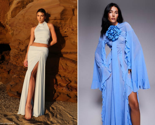 List 100*  The bewitching  Maxi dress and skirt cover photo collage