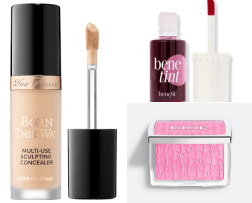 it girl makeup routine💌 cover photo collage